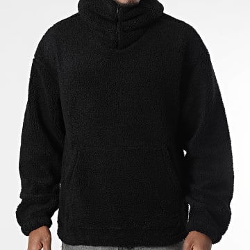 Frilivin - Sudadera con capucha polar 255 Negro