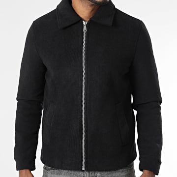 Frilivin - Veste Zippée Texturée L61 Noir