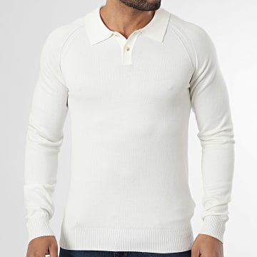 Frilivin - Jersey con Cuello Botonado 648 Beige Claro