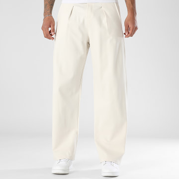 LBO - Pantalón Vestido Amplio Con Pliegues 2324 Beige Claro