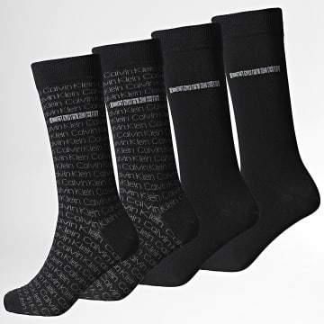 Calvin Klein - Pack de 4 pares de calcetines 5980 negro gris antracita