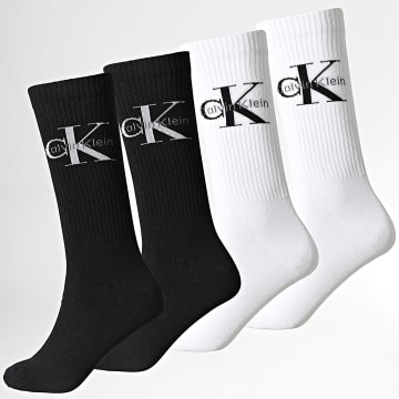 Calvin Klein - Pack de 4 pares de calcetines 5982 negro blanco