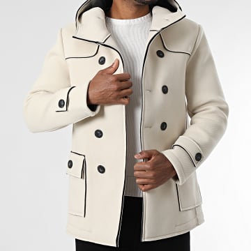 Frilivin - Abrigo con capucha 766 Beige