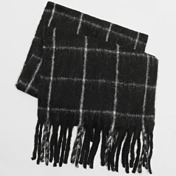 Frilivin - Echarpe A Carreaux 214 Noir Blanc