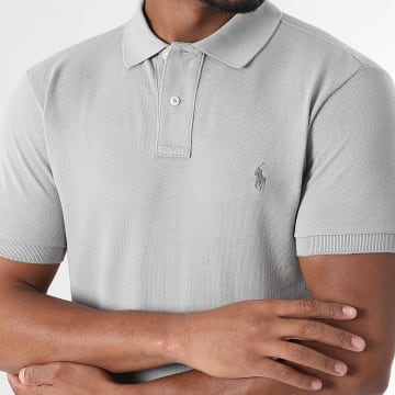 Polo Ralph Lauren - Polo de mangas cortas Slim Original Player Gris