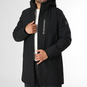 Redskins - Parka Lungo Capuccio Grida Active Nero