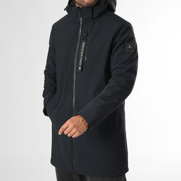 Redskins - Parka Lungo Capuccio Grida Active Blu Marino Scuro