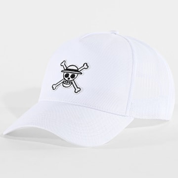 One Piece - Gorra Trucker Mugiwara Blanca