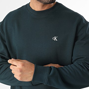 Calvin Klein - Felpa Crewneck RC296 Blu Petrolio