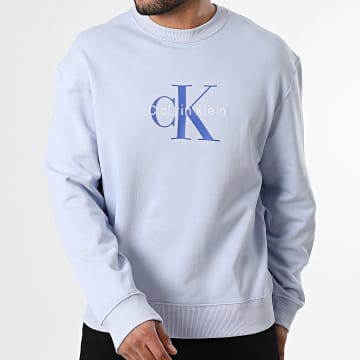 Calvin Klein - Felpa girocollo RD242G Blu Chiaro