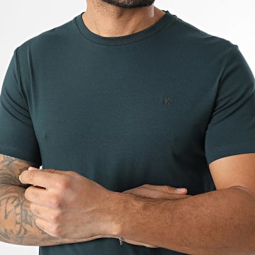 Calvin Klein - T-Shirt Slim LC240 Blu Petrolio