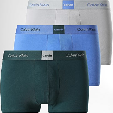 Calvin Klein - Pack de 3 Boxer 4476 Negro Gris Azul