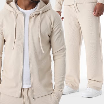 LBO - Beige Waffle Tracksuit 3895 3939
