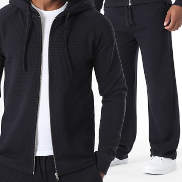 LBO - Navy Blue Waffle Tracksuit 3936 3941