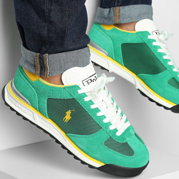 Polo Ralph Lauren - Zapatillas Varick Verde Amarillo