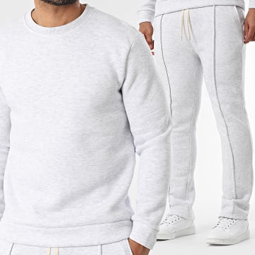 Ikao - Ensemble De Survetement 049 Gris Chiné