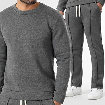Ikao - Chándal 049 GrisAntracita Jaspeado