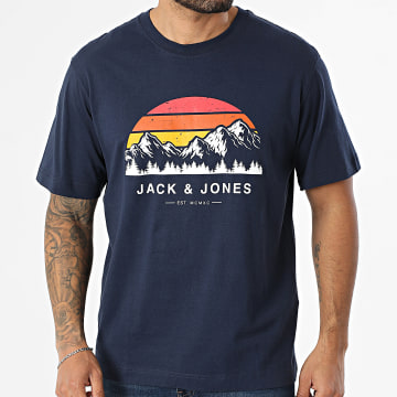 Jack And Jones - Camiseta Explorer Azul Marino