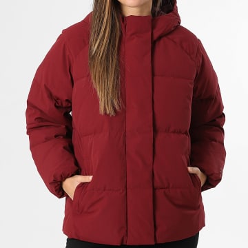 Jack And Jones - Doudoune Capuche Femme JJXX Global Bordeaux