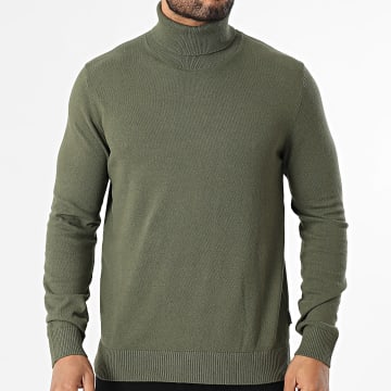 JJREBEL - Jersey Cuello Alto Callum Verde Caqui