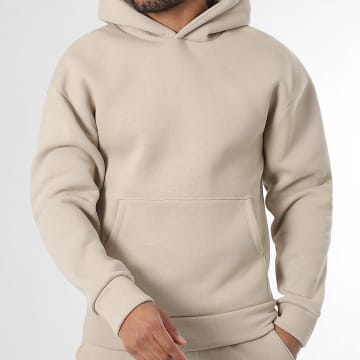 LBO - Sudadera Con Capucha 2382 Beige Claro
