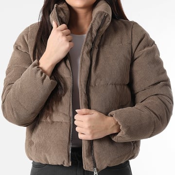 Only - Plumífero Mujer New Dolly Marrón Claro