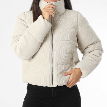 Only - Plumífero Mujer New Dolly Beige Claro