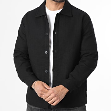 ADJ - Camisa de Mangas Largas 516 Negro