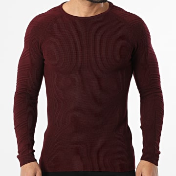 Armita - Maglia A Bande 830 Bordeaux