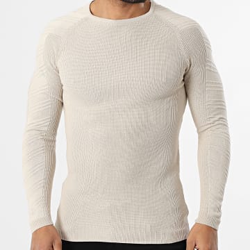 Armita - Maglia a Bande 830 Beige