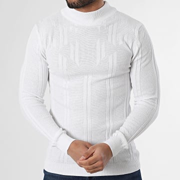 Armita - Maglia Collo Alto Testurizzato 300 Bianco