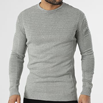 Armita - Maglia Testurizzata 213 Grigio Melangiato