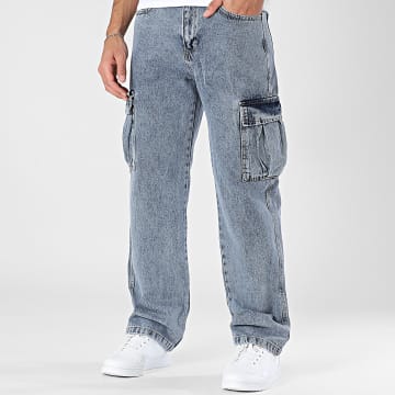 Armita - Jean Cargo 552 Bleu Denim