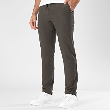 Armita - Textured Trouser 974 Dark Khaki