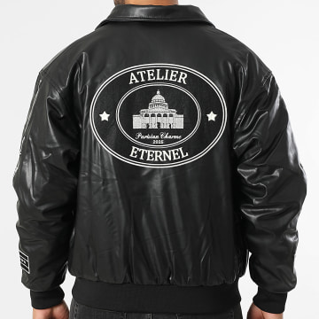 Ikao - Giacca Zippata Similpelle SLI Nero