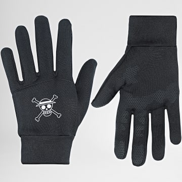 One Piece - Guantes Mugiwara Negro Blanco
