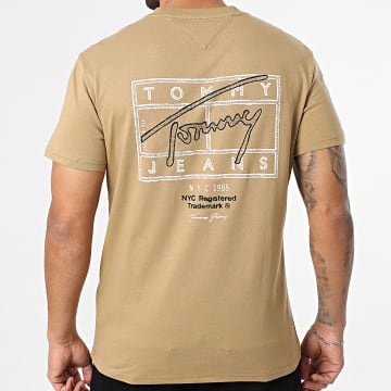 Tommy Jeans - T-Shirt Sign Spray 2319 Camel
