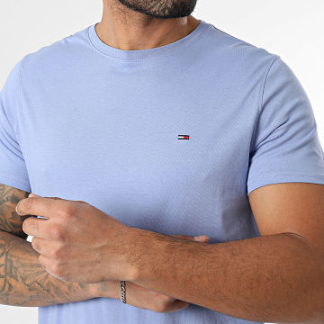 Tommy Jeans - T-Shirt Slim Jersey 4411 Blu Chiaro