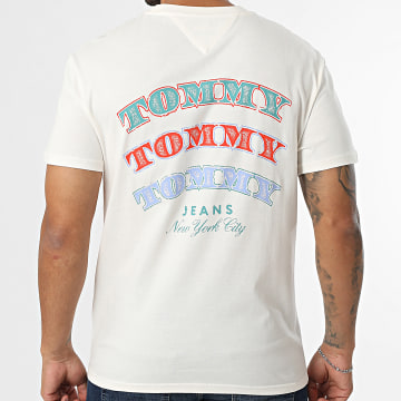 Tommy Jeans - Tee Shirt Dollar Stack 2318 Beige