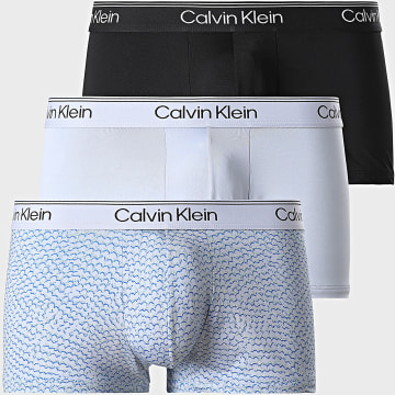 Calvin Klein - Pack de 3 boxers 4409 negro azul claro