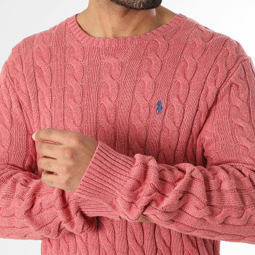 Polo Ralph Lauren - Pull Original Player Rouge Chiné