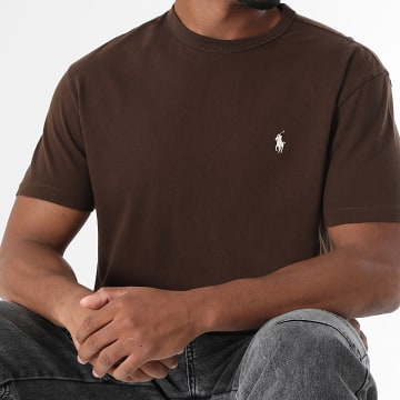 Polo Ralph Lauren - Tee Shirt Classic Fit Original Player Marron