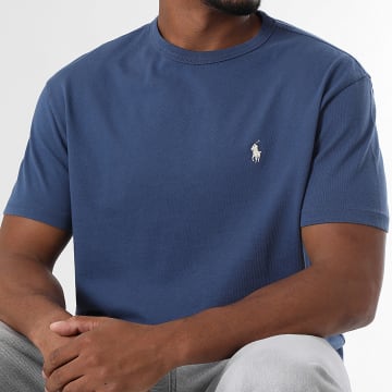 Polo Ralph Lauren - Tee Shirt Classic Fit Original Player Bleu Marine