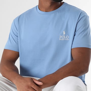 Polo Ralph Lauren - Tee Shirt Logo Embroidery Bleu Clair