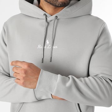 Polo Ralph Lauren - Sudadera con Capucha Logo Embroidery Gris