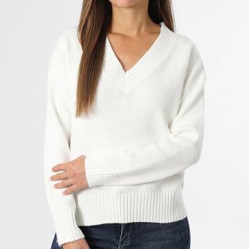 Tiffosi - Maglia Col V Donna Valérie Bianco