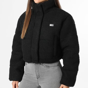 Tommy Jeans - Plumífero Polar Mujer Wool Buckle 2045 Negro