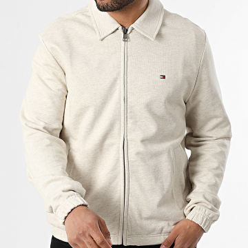 Tommy Hilfiger - Veste Zippée Essential Terry 1767 Beige Chiné