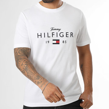 Tommy Hilfiger - Tee Shirt Brand Love Big Hilfiger 1455 Blanc