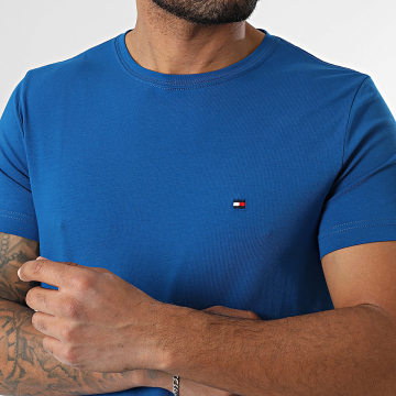 Tommy Hilfiger - Tee Shirt Slim Stretch 0800 Bleu Roi
